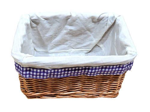 Small wicker basket - basket, cloth