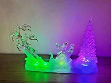 Christmas acrylic santa - santa, led