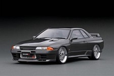 Ignition Model Nissan Skyline GT-R R32 1/18 Gun Metallic BBS LM Wheels