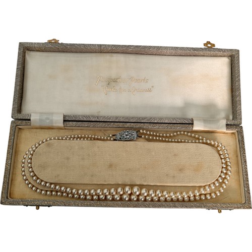 Pompadour pearls double strand - double,