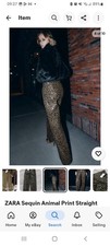 Zara Animal Print Sequin