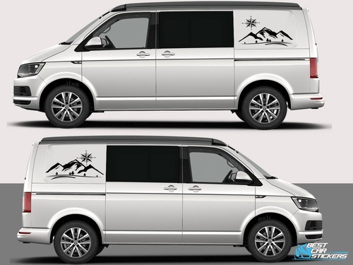 Van side graphics - side, decals