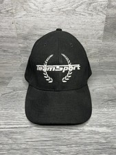 ‘Team Sport’ Baseball Cap One Size Motor Sports Racing Rally Black/Silver