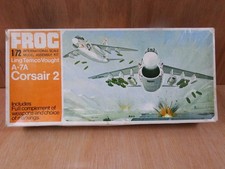 Frog 1/72 A-7A Corsair 2 model kit F260 *poor decals*