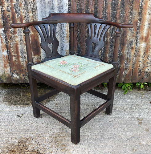 Georgian mahogany corner - mahogany,