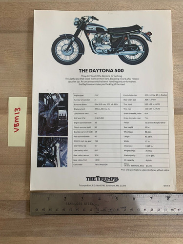 Used vintage triumph 1970 - triumph,