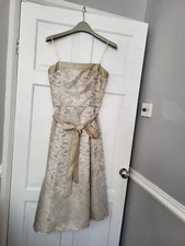BHS Bridal Oyster Prom Dress - Size 8 UK/ EUR 36