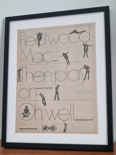 Fleetwood mac original framed - fleetwood,