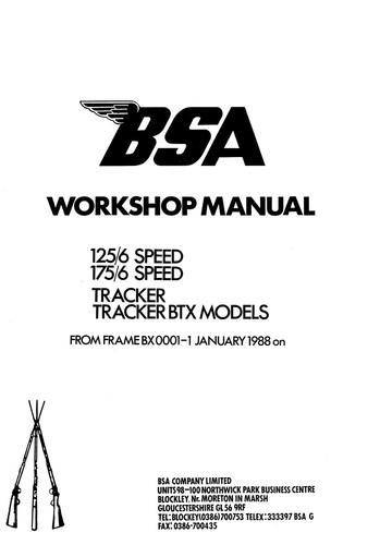 Bsa 125 175 6 - (0460), tracker