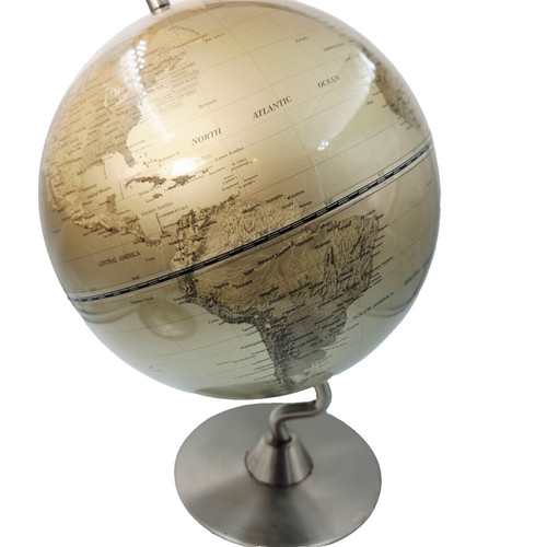 Gold world globe rotating - world,