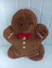 Cupcakes & Cashmere Gingerbread Man Cushion HO