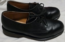 Dr Martens Doc Black 2 Eye Safety General Shoes - Size 6 - Vintage 90s