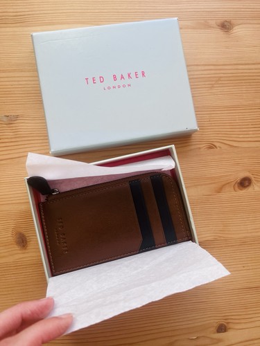 Ted baker men leather zip - leather,