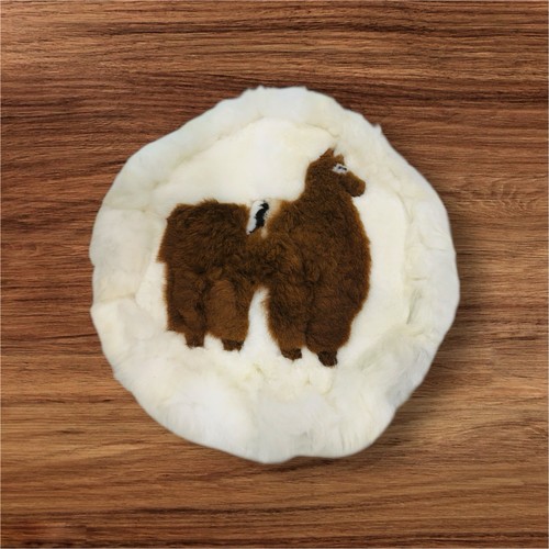 Alpaca fur rug - fur, art