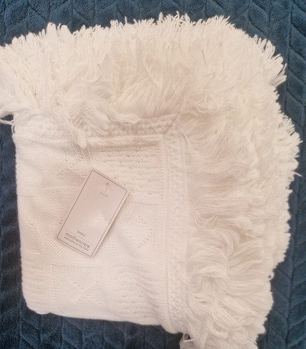 Mothercare shawl fringe pram - shawl,