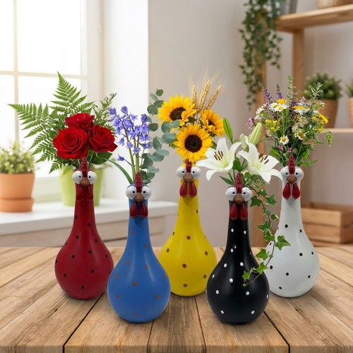 Resin long neck - resin, chicken