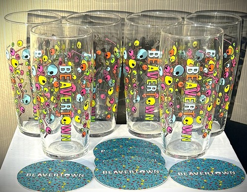 Beavertown pint glass - 6, x
