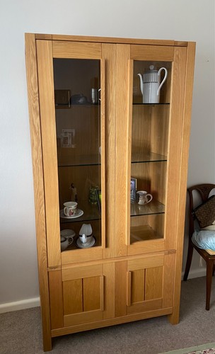 Sonoma oak display - , cabinet