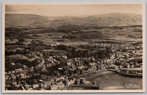 Oban argyllshire aerial view - argyllshire,