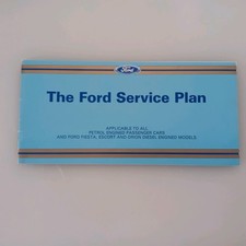 FORD SERVICE BOOK UNUSED BLANK
