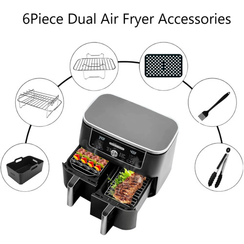 Dual air fryer accessories - dual,