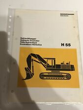 Mannesmann Demag H55 Hydraulic Excavator Sales Brochure