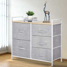 5 Drawer Linen Basket Storage
