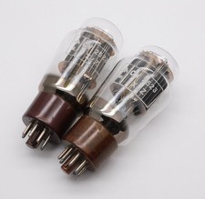 Pair GEC X/Z CV2523 6AS7G A1834 Valves Cup Getters Used (V63)