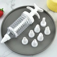 8pcs/Set Icing Syringe Gun