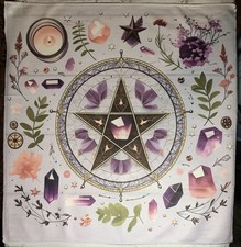 Pentacle altar cloth 50x50 - altar, cm