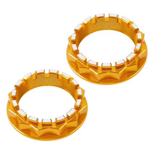 Gold rear wheel nut set - nut,