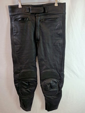 Fieldsheer Leather Motorcycle Trousers Pants Black Large Euro 32" Waist C5057