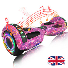 Unisex Electric Hoverboard Self-Balancing with Lights & Bluetooth UK Stock