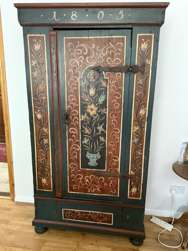 Antique continental armoire - antique, in