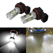 2x For Mercedes C class W204 2007-14 H11 15W SMD LED Fog Light Lamp Bulbs White
