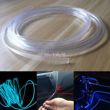 3.0mm 16ft 32ft Plastic Blade Skirt Side Glow Optic Fiber Cable Car Light Decor