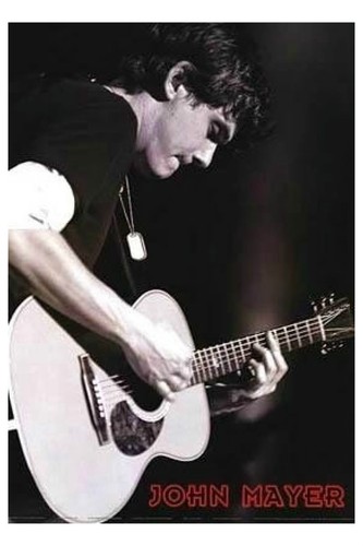 John mayer guitar poster - john,