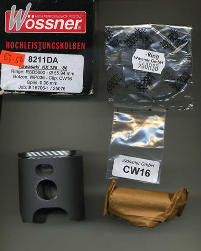 Wossner piston kit kawasaki - kit, kx