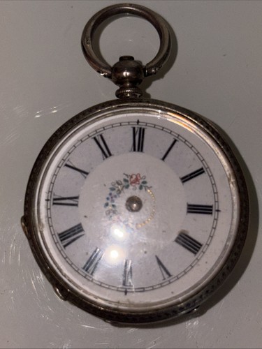 Vintage ladies silver pocket - vintage,