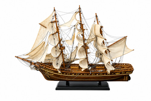 Large 95cm wooden sailing - large,