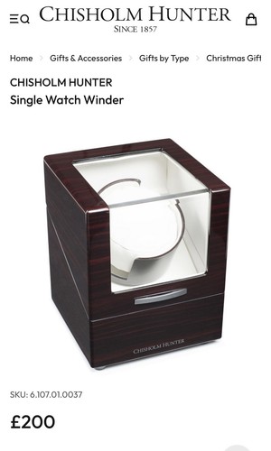 Chisholm huntersingle watch - huntersingle,