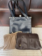 Vintage Jane Shilton Handbags 2x Japelle 1 x Leather Bag