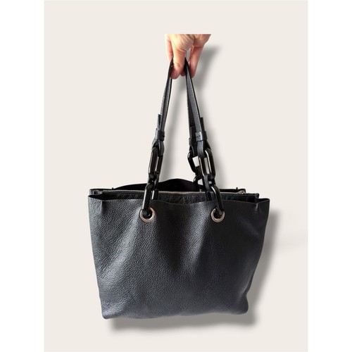 Italian black leather - black,
