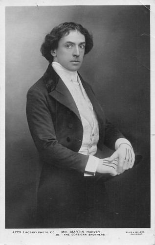 Postcard actress theatre - actress,