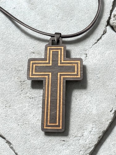 Wooden large cross - large, pendant