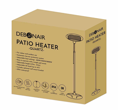 Fielectric patio heater 2000w - fielectric,