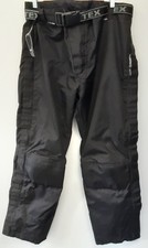 Texpeed Motorcycle Trousers Waterproof Black CE Armour Size 40