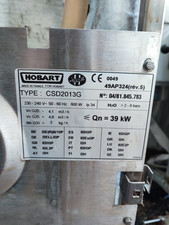 Complete Hobart Oven Type CSD2013