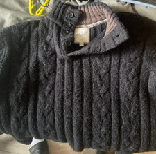 Marks & Spencer North Coast Winter Dark Blue High Neck Jumper XL