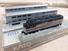 N scale DCC Amtrak Commuter Train